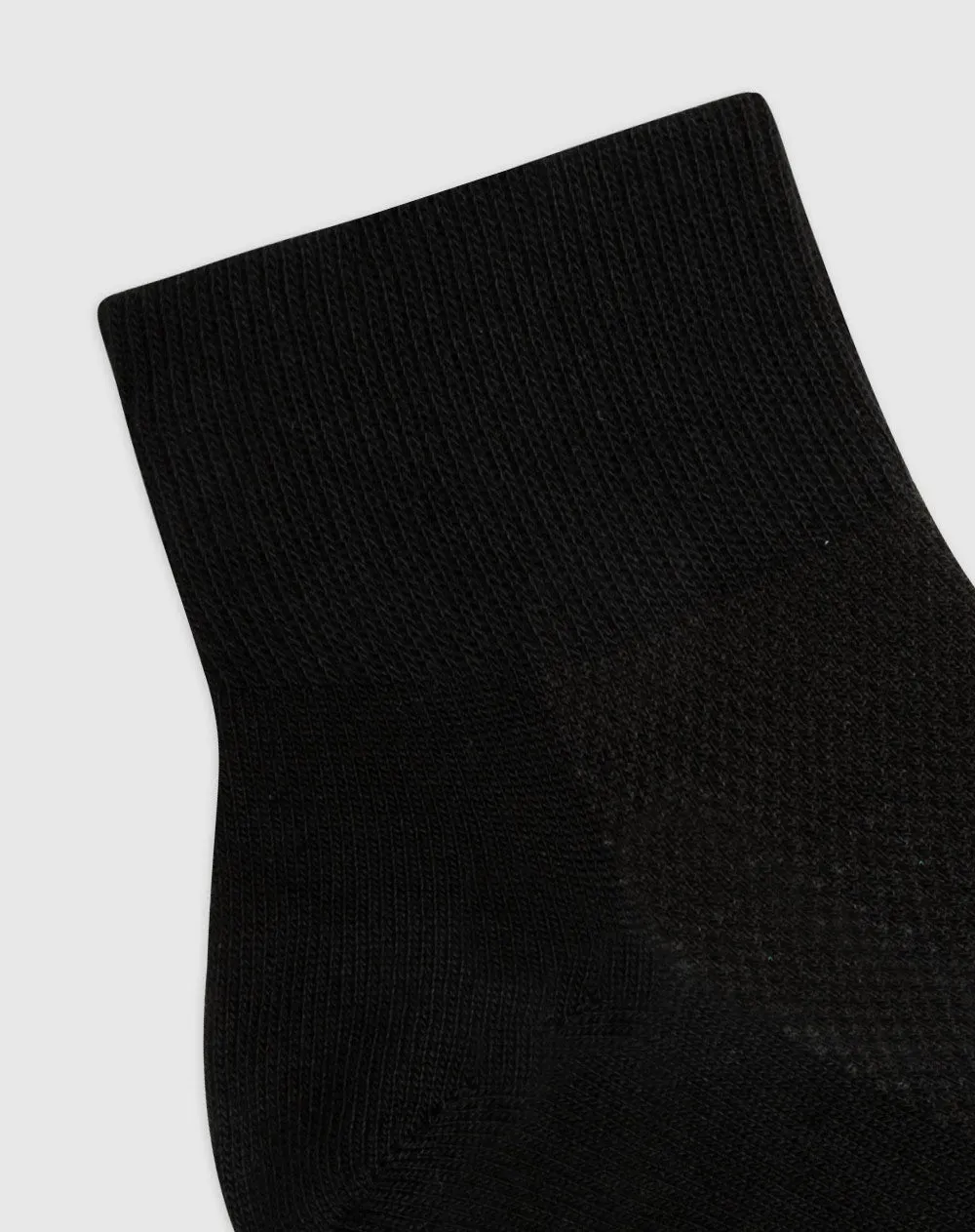 3 pares de medias cortas negras