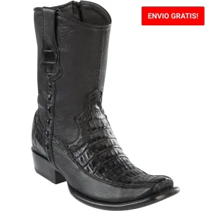Botas de Cocodrilo Caiman con Venado Original Corta Dubai WW-279BF8205