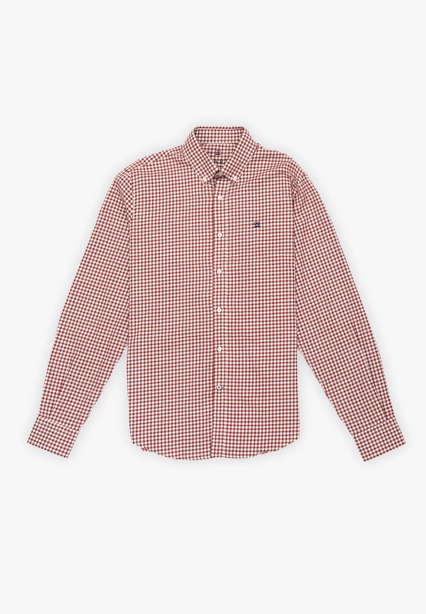 Camisa Cuadros New Granate