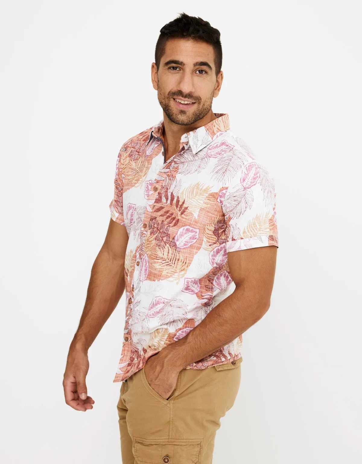 Camisa Manga Corta Estampada - Liya