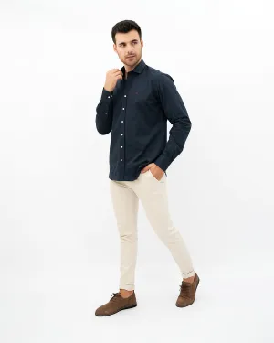 Camisa Twill Soft Marino