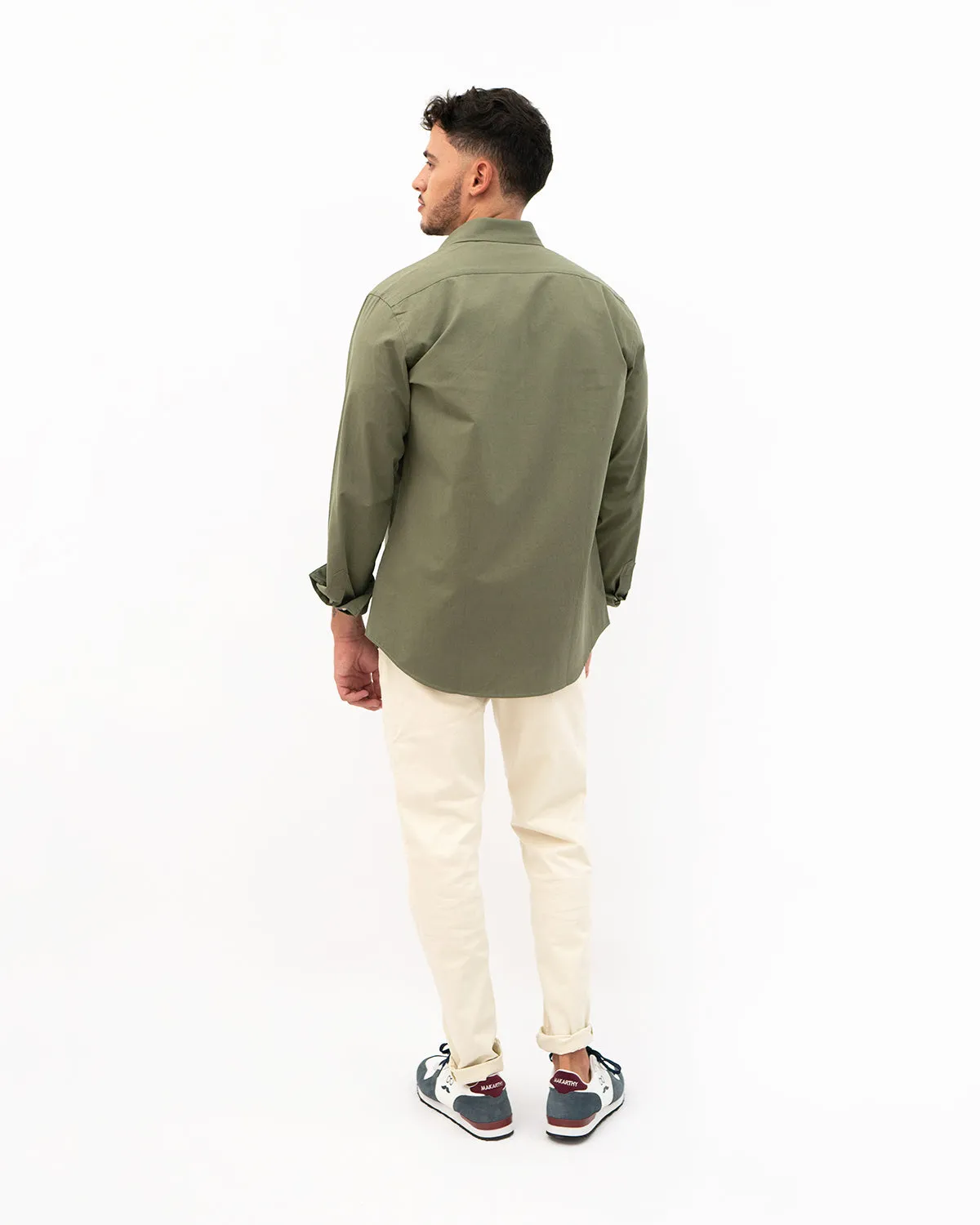 Camisa Twill Soft Oliva