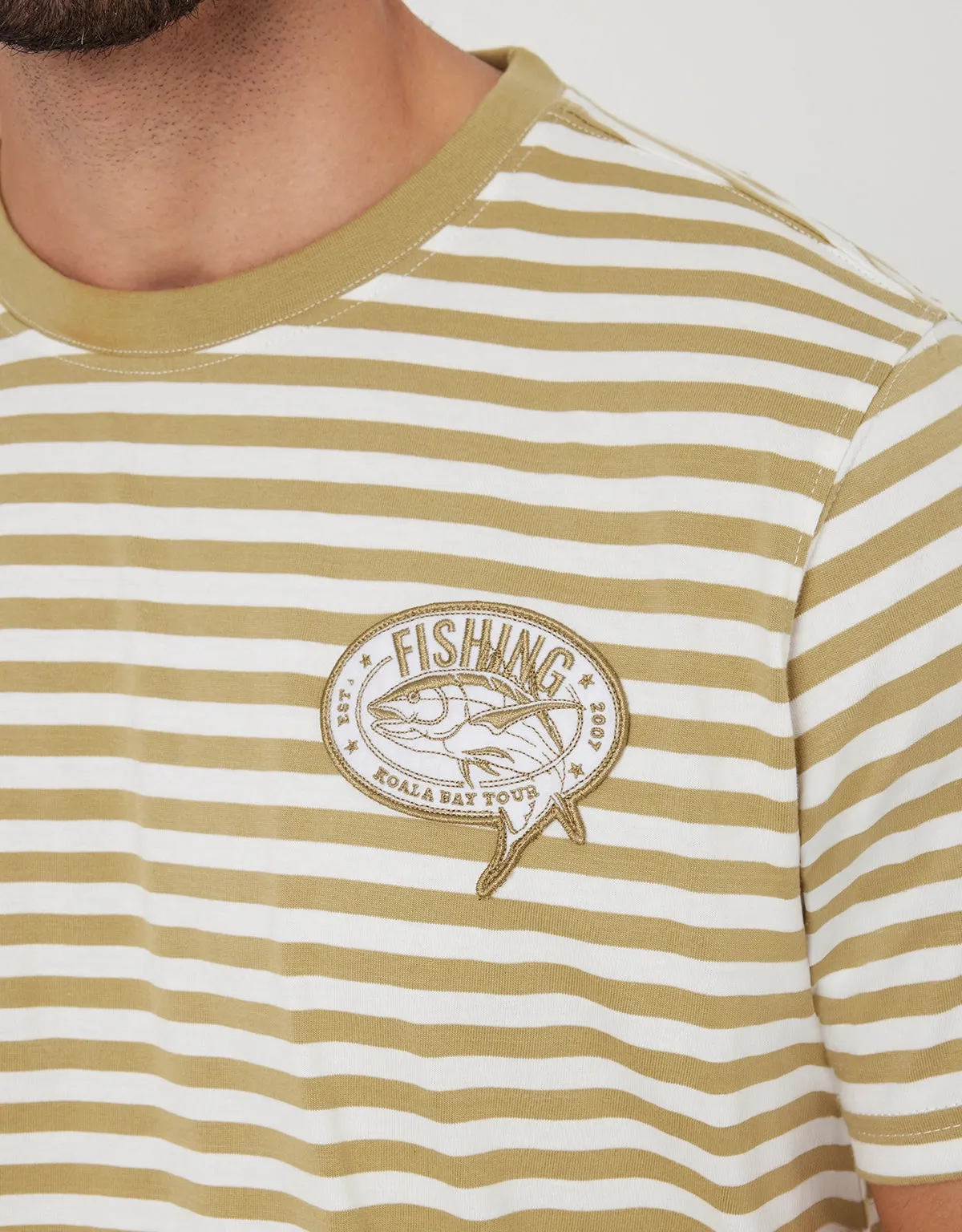 Camiseta Manga Corta Rayas - Canoon