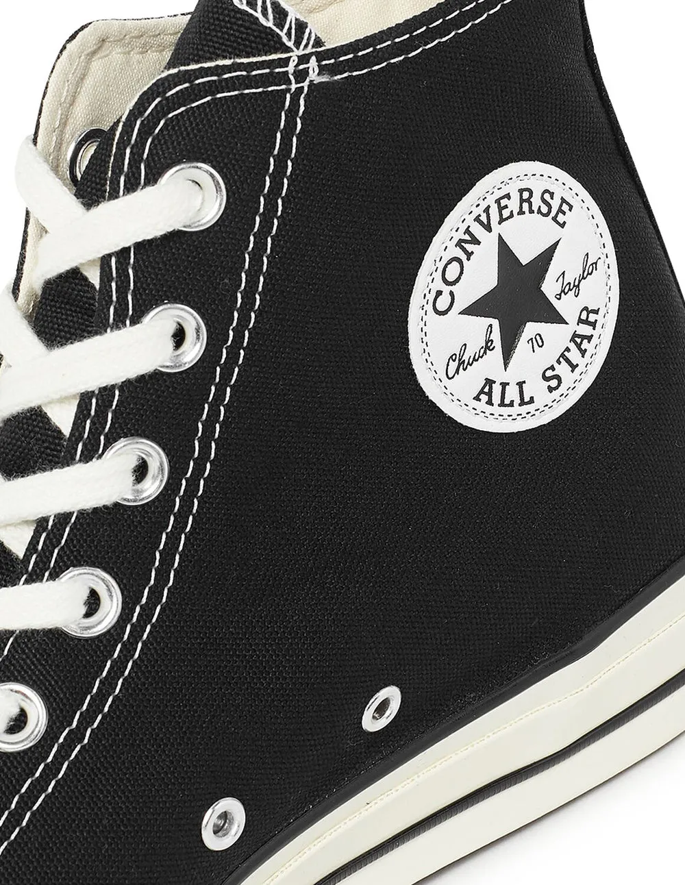 Converse Chuck 70 Vintage Canvas High Negras Unisex