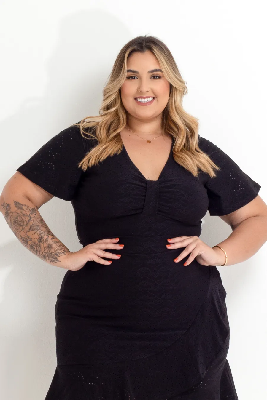 Cropped Plus Size Laise