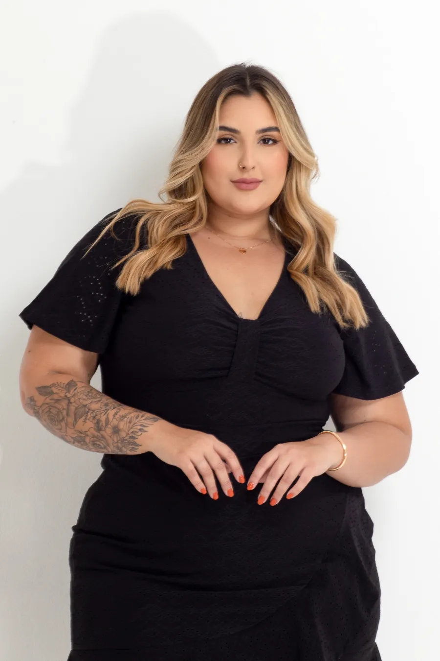 Cropped Plus Size Laise