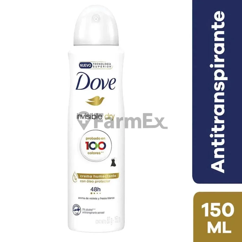 Dove Invisible Dry "Crema Humectante con Óleo Protector" x 150 ml