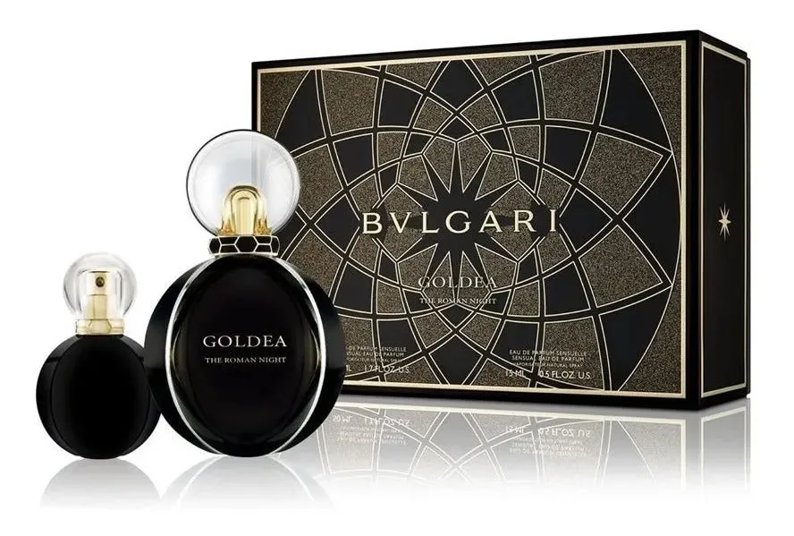 Estuche Goldea The Roman Night Bvlgari Edp 50Ml 15Ml Mujer .