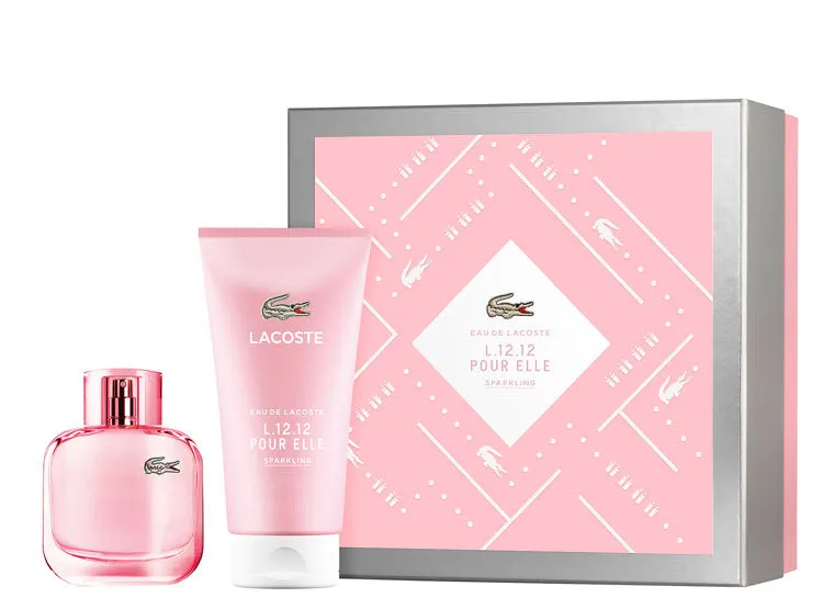 Estuche Lacoste L.12.12 Pour Elle Sparkling Edt 90ml 150mlsg
