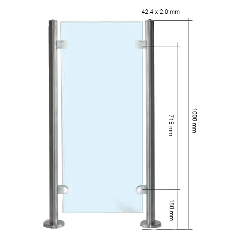Inox® Round Section Newel End Post