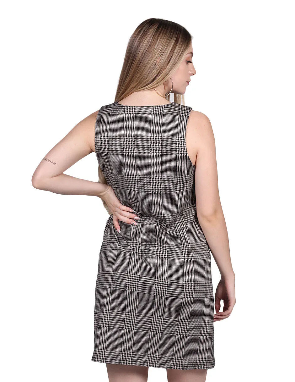 Jumper Casual Cuadros Moda Unico S23140