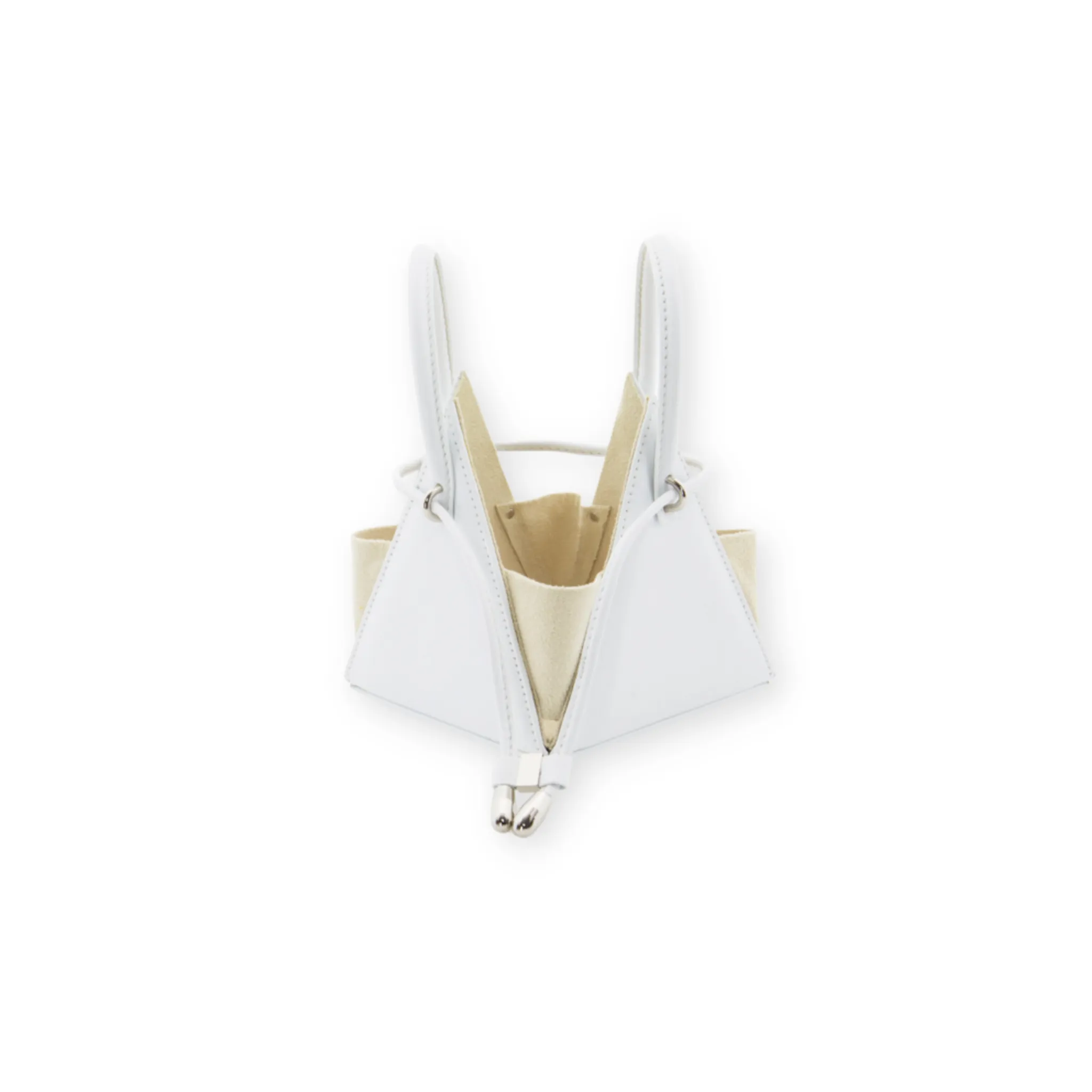 LIA Iconic White Leather Mini Bag