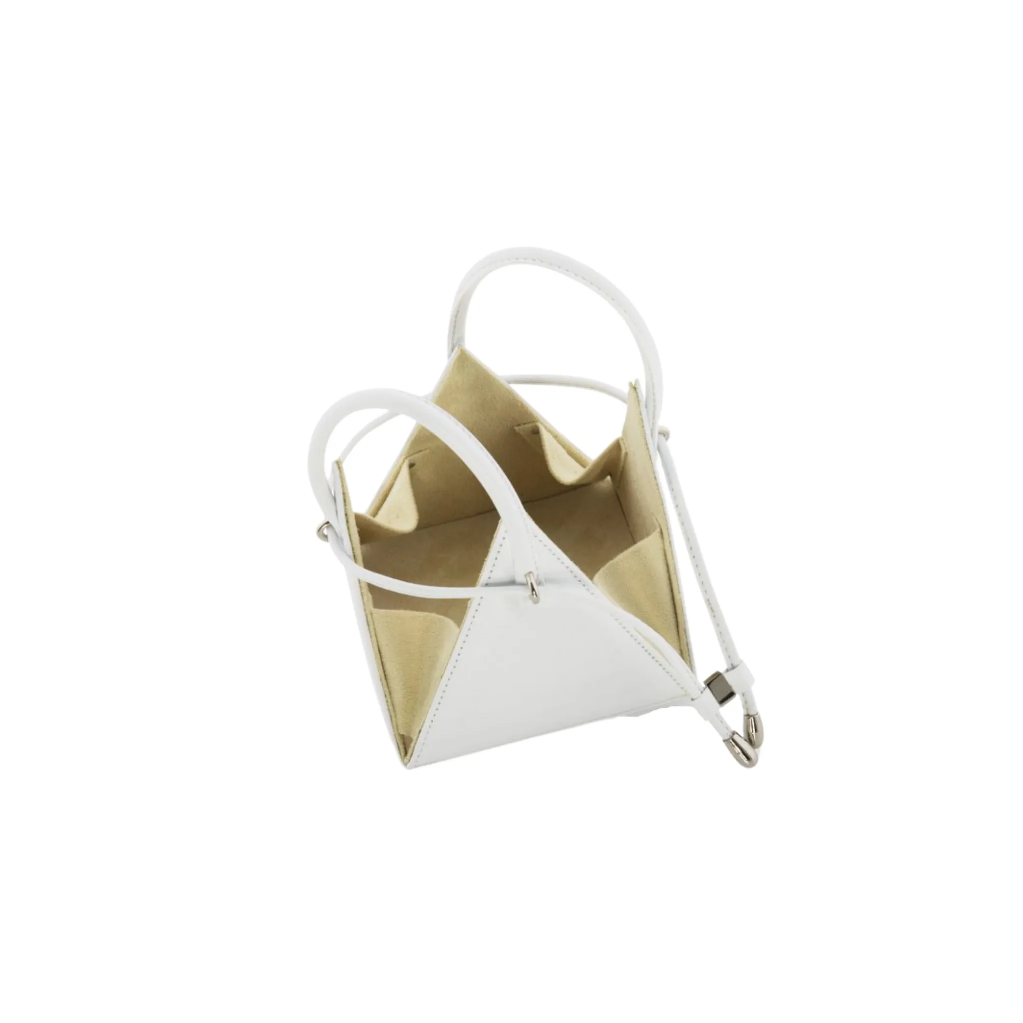 LIA Iconic White Leather Mini Bag