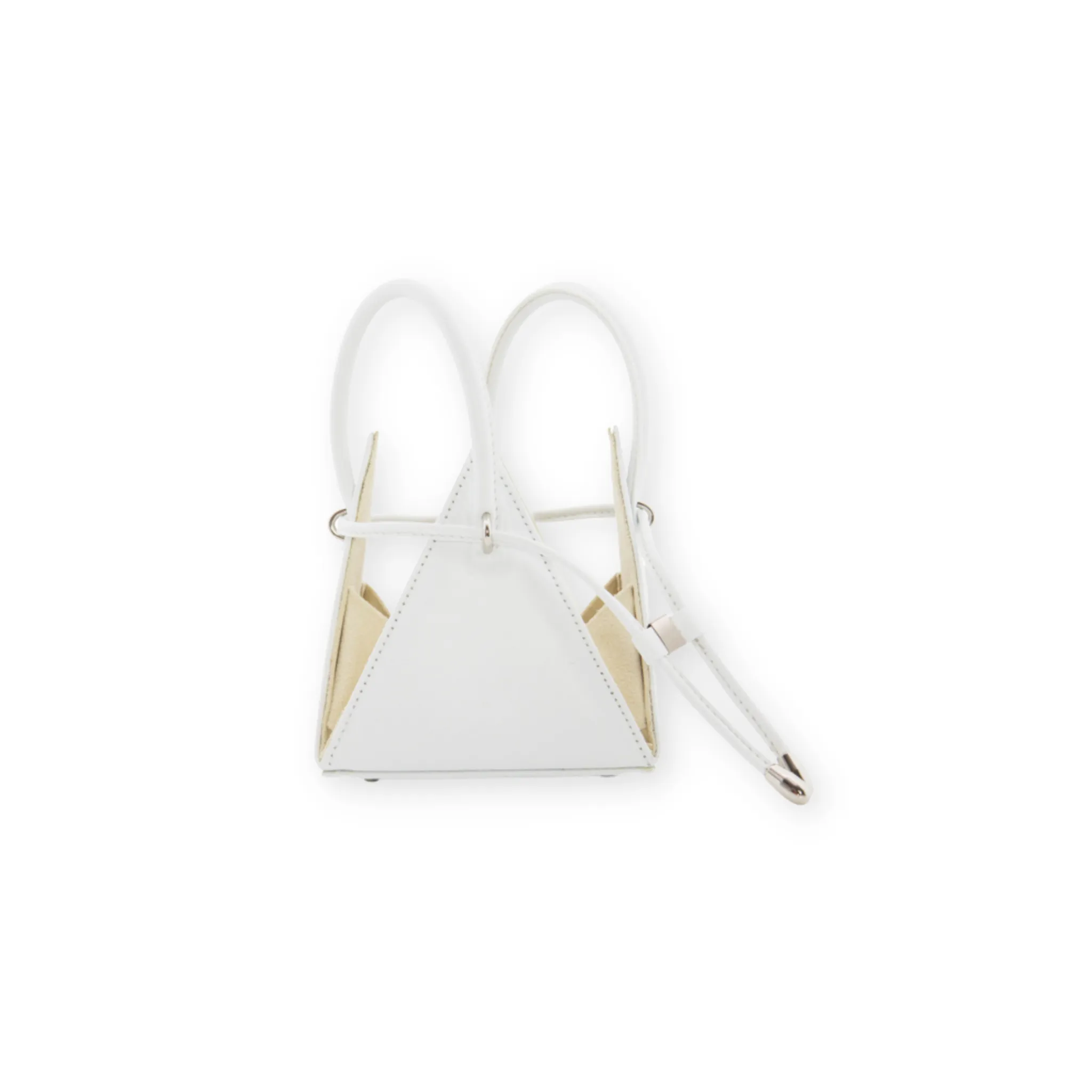 LIA Iconic White Leather Mini Bag