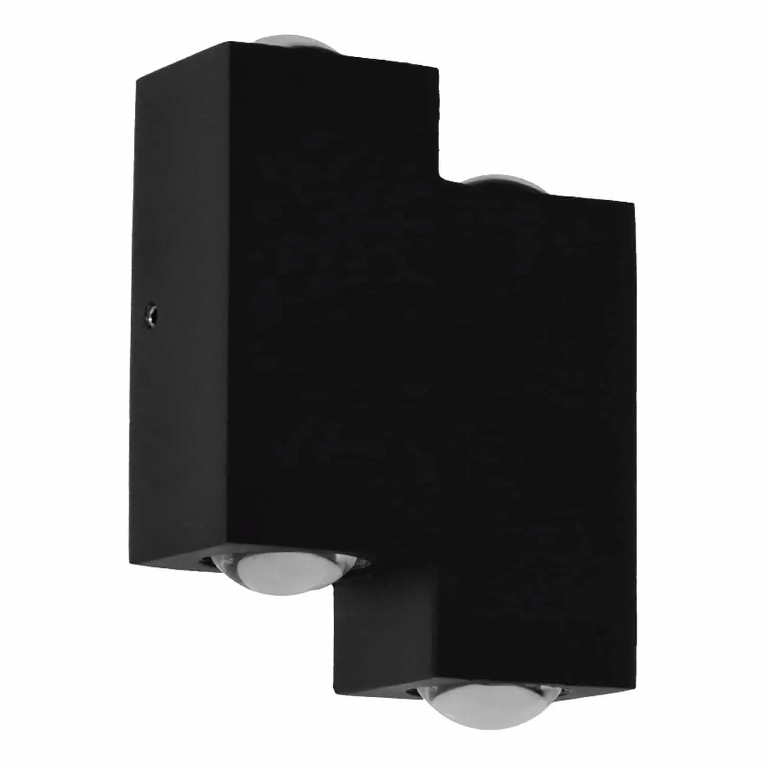 Lámpara De Pared Exterior Negra LED 4W 3000K 280Lm. 80X108mm. Luz Cálida Para Exteriores .Luminaria