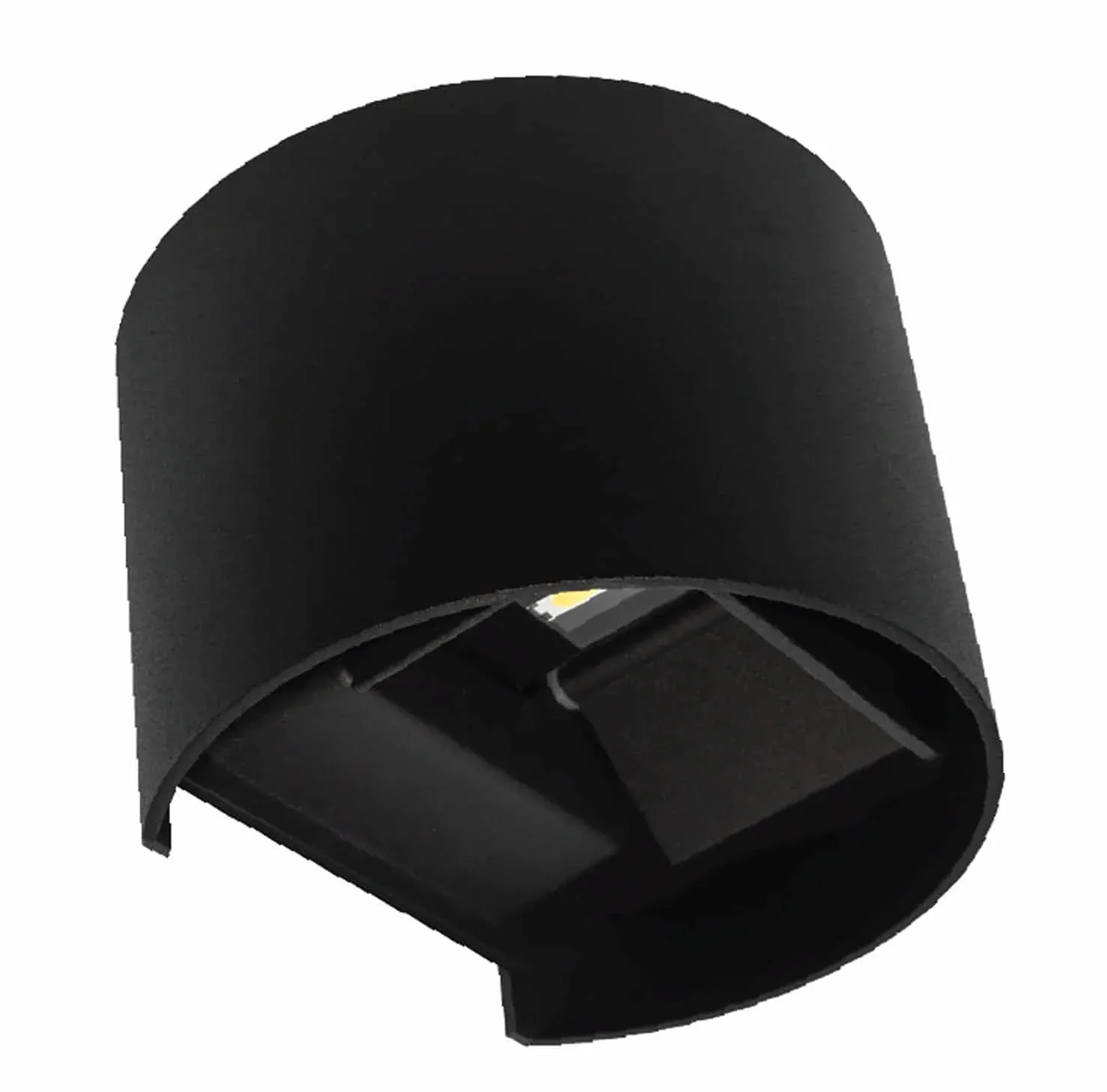 Lámpara De Pared Exterior Negra LED 6W 3000K 600Lm - Iluminación Cálida Para Exteriores .Luminaria.