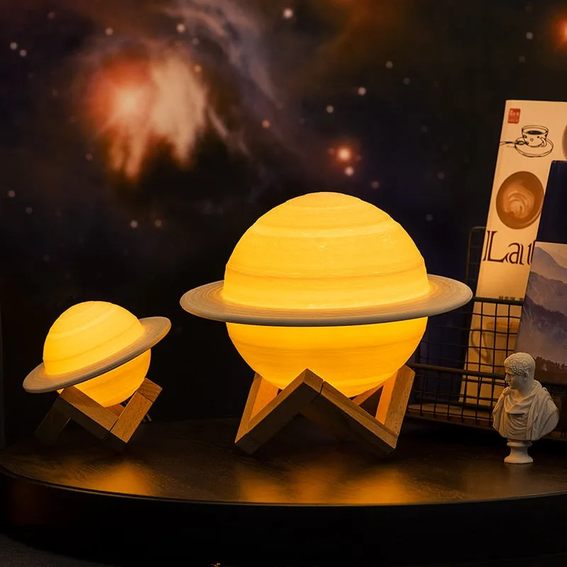 Luminária Saturno 3D