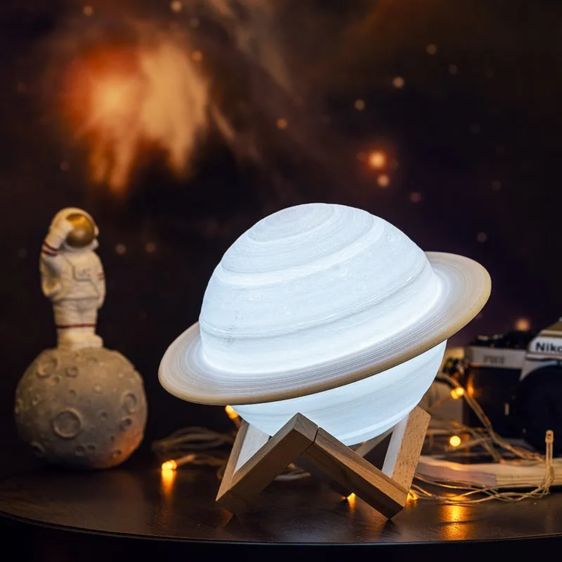 Luminária Saturno 3D