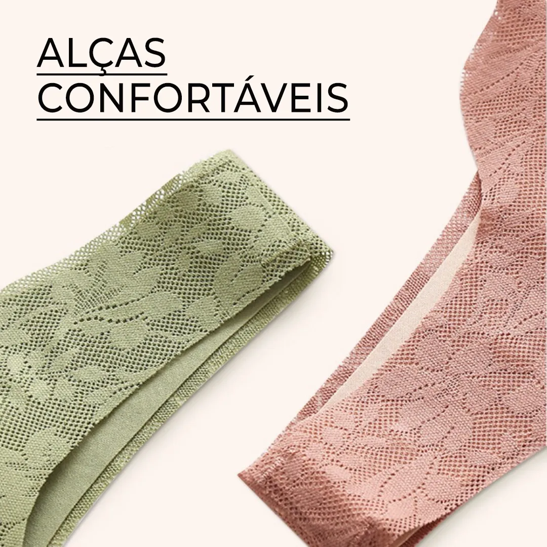 Soutien Claudia™ Conforto Sem Aros em Renda