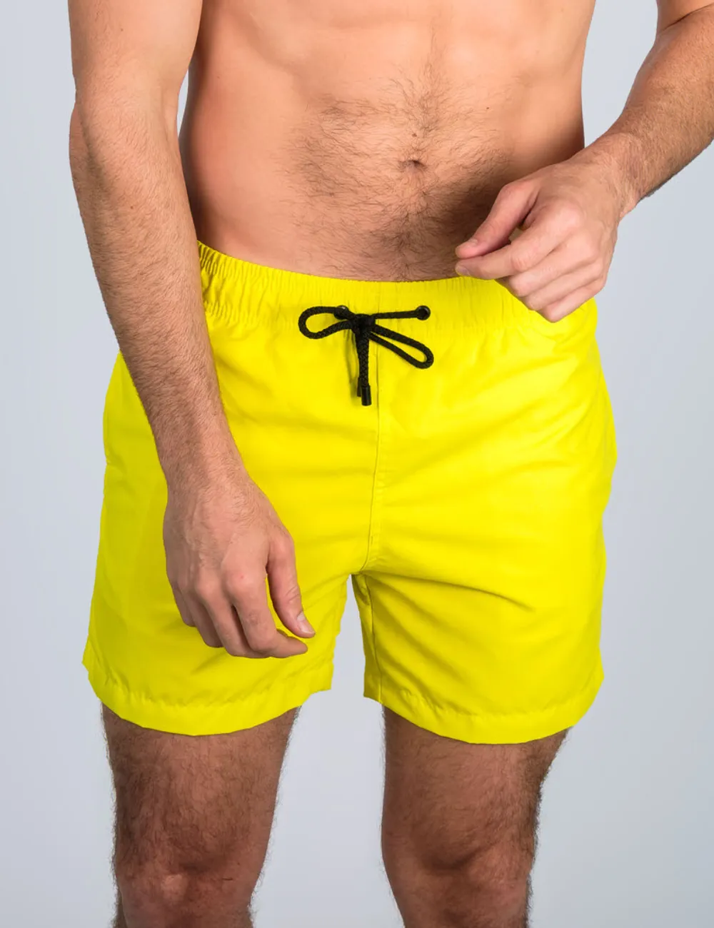 Swim Short Liso Amarelo