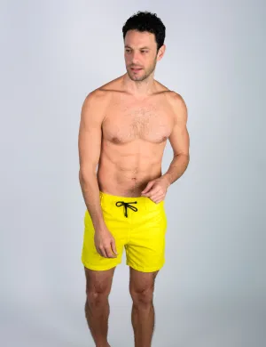 Swim Short Liso Amarelo