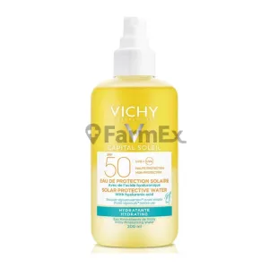 VICHY Agua de protección solar F 50 x 200 mL