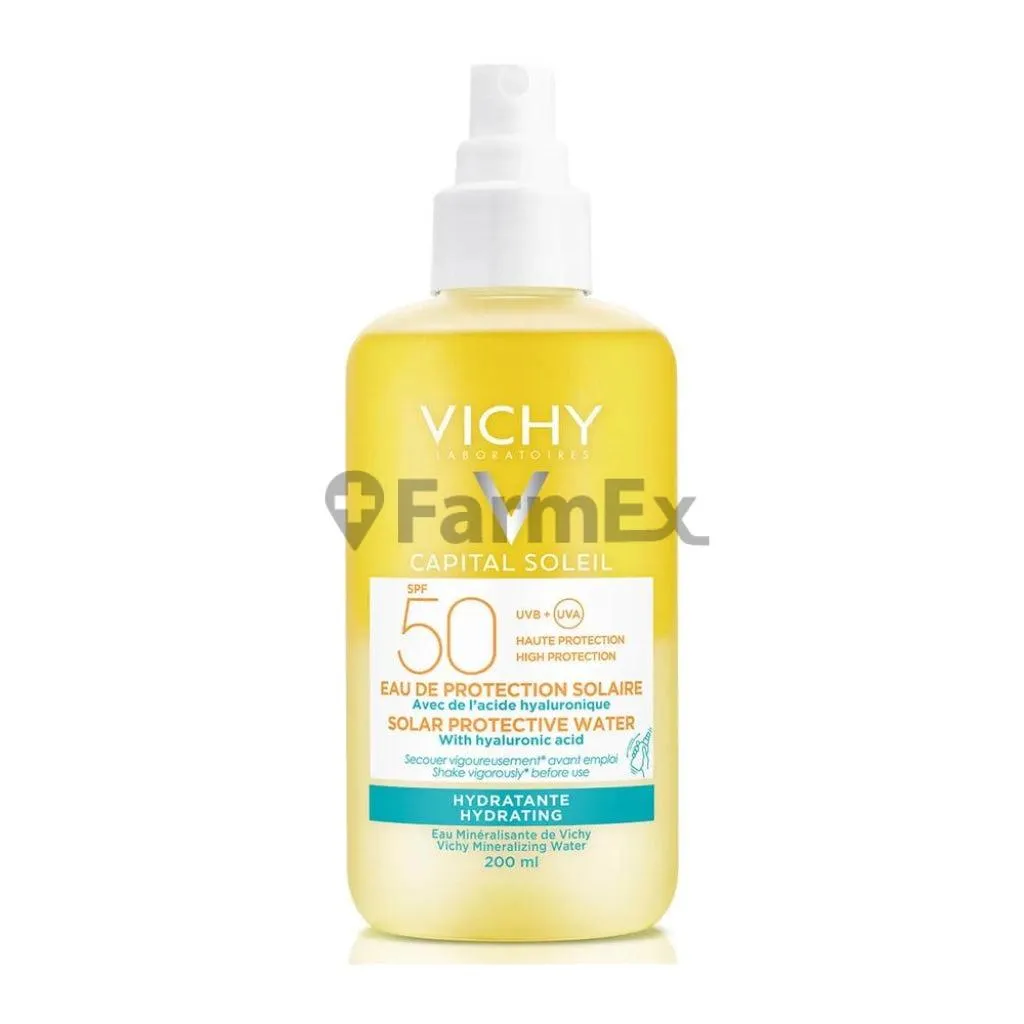 VICHY Agua de protección solar F 50 x 200 mL